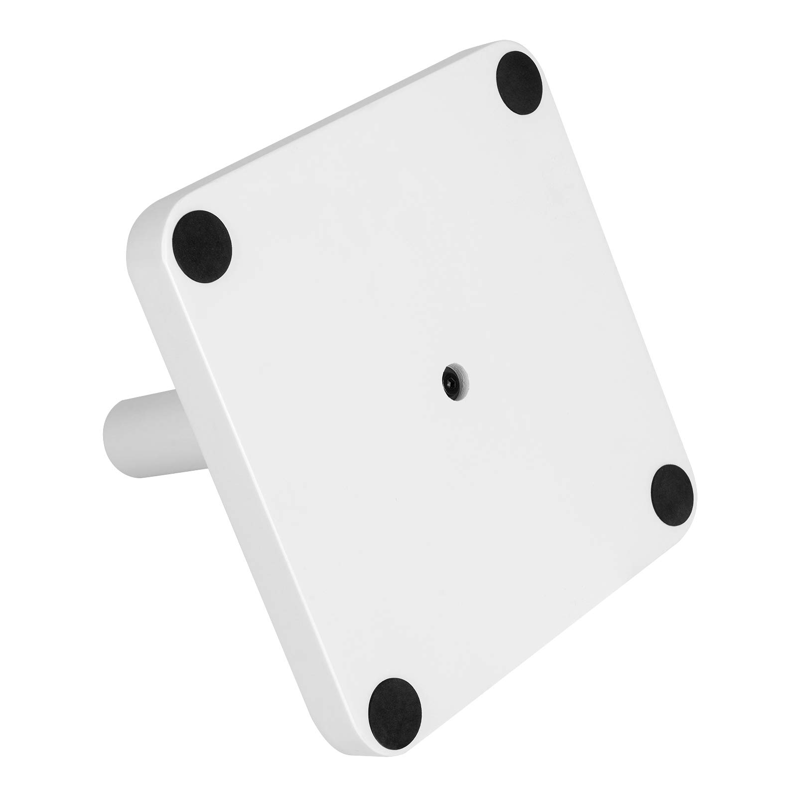 VASAGLE Attaccapanni, Appendiabiti da Terra in Legno, 8 Ganci, per Cappotti Cappelli Borse, per Ingresso, Ganci e Palo in Legno di Gomma, Bianco Nuvola RCR010W02
