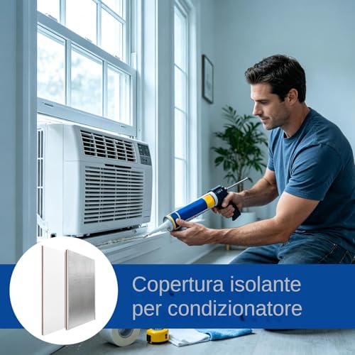 Kit de aislamiento lateral AC para ventanas de dormitorio con paneles aislados impermeables 2