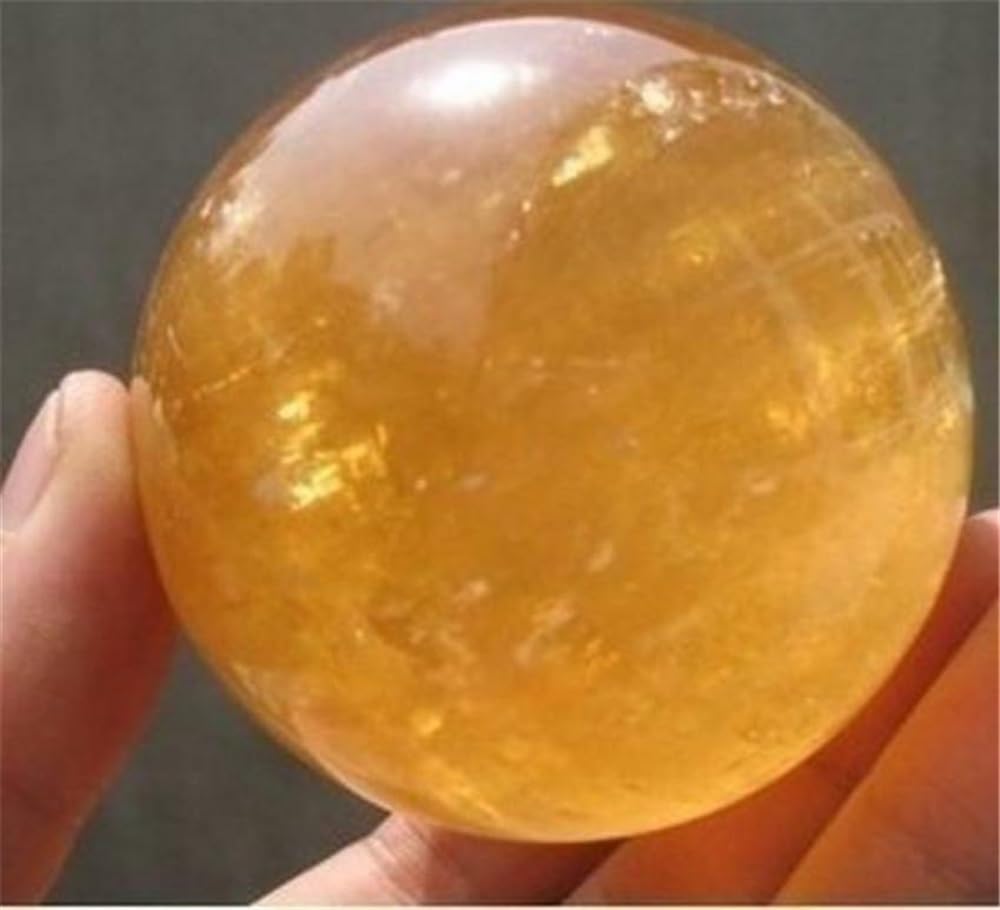 RVBLRDSE Calcite Quartz Crystal Ball Gemstone Ornaments Gemstone Stone