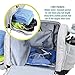 Ultimate Gym Bag 2.0: The Durable Crowdsource Designed Duffel Bag with 10 Optimal Compartments Including Water Resistant Pouch (Silver, Small (15