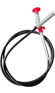 JENICO WORLD Drain Pipe Cleaning Spring Stick, Hair Catching Drain Pipe Cleaning Claw Wire, Sink Cleaning Stick Sewer Sink Tub Dredge Remover, Spring Drain Pipe Basin Cleaner Tool (160 cm)