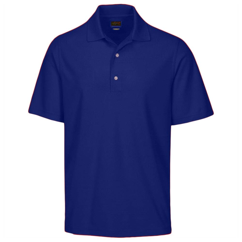Greg Norman Mens Pro tek Micro Pique Polo para Hombre, Hombre, Color Azul, tamaño