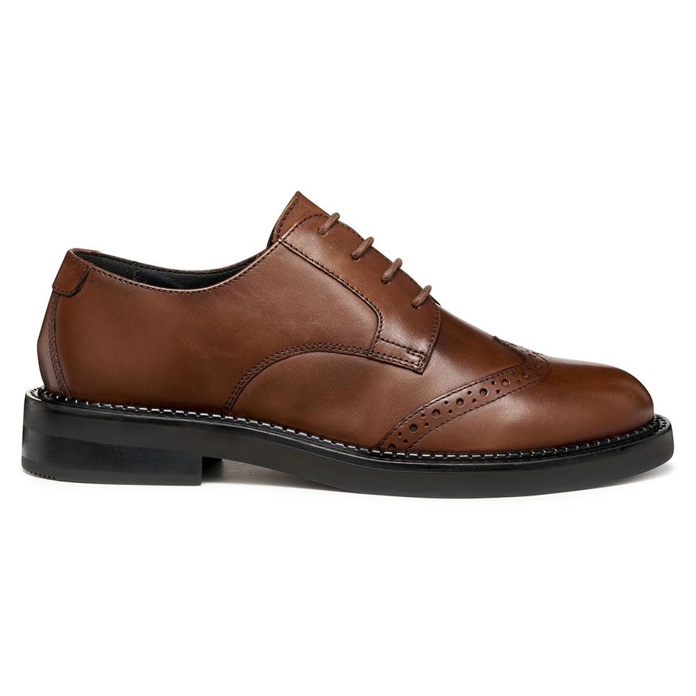 Geox Women's D SERILDA Oxford, Brown, 40 EU, Brown, 7 UK