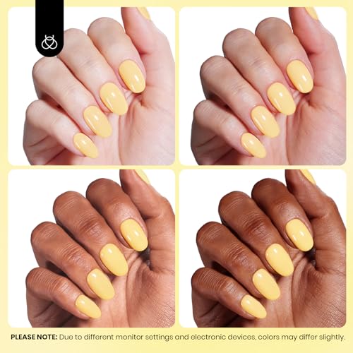 Image of Beetles Yellow Gel Nail Polish, Butter Time, Light Yellow Gel Polish 8ML