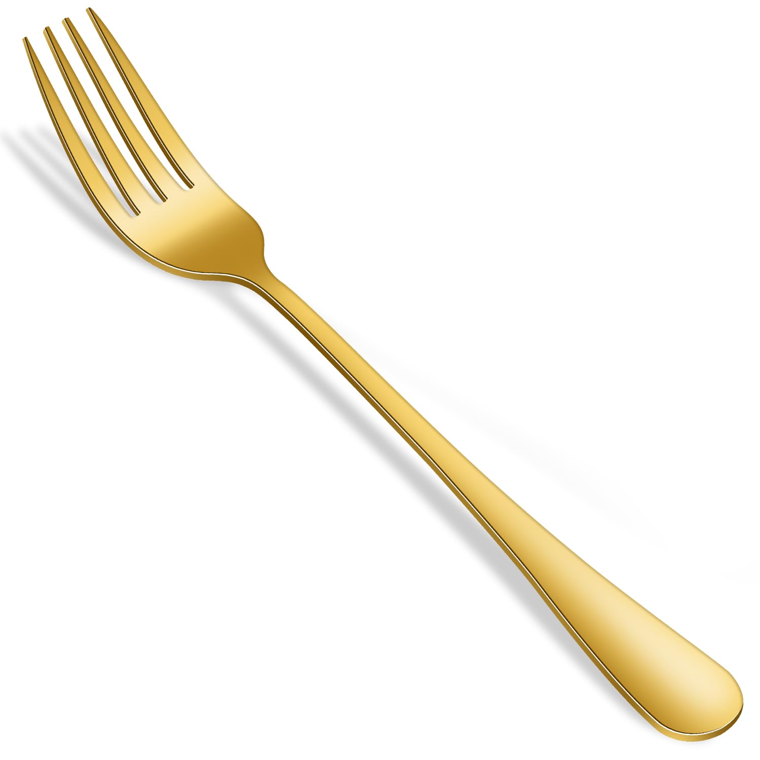 Rainbow Dinner Forks Set,8 PCs Colorful Stainless Steel Table Forks Set, Metal Silverware Forks For Kitchen — Amazon image 6