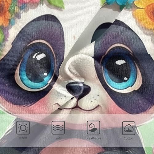 Cute Panda Bear Floral Panties for Girl Girls Underwear Toddler Cotton Fancy Kids Briefs Undies 2t3