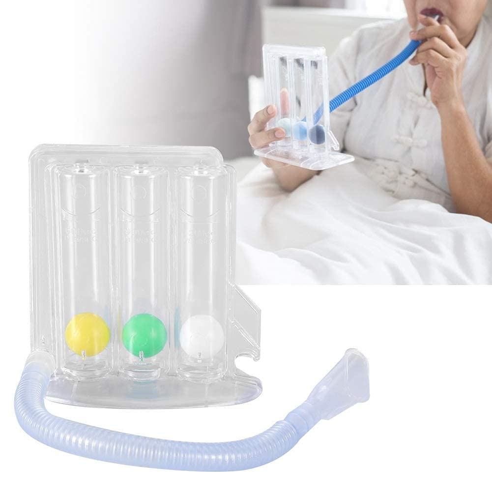 Exerciseur respiratoire pulmonaire profond, Spiromètre incitatif, Appareil exercice respiratoire, Inspiration maximale soutenue
