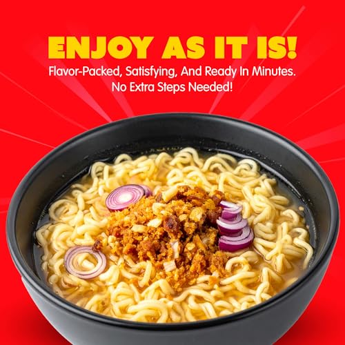 Image of Chicken Onion Flavor Instant Noodles (Pack of 5) - Mi Sedaap Chicken Onion Soup, Halal Certified
