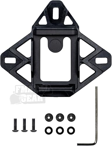 Miniatura 9 de FMATAL GEAR Casco táctico FMA NVG Mount Shroud versión mejorada Base de soporte de cámara deportiva  para cámara deportiva NVG simulada  Paintball