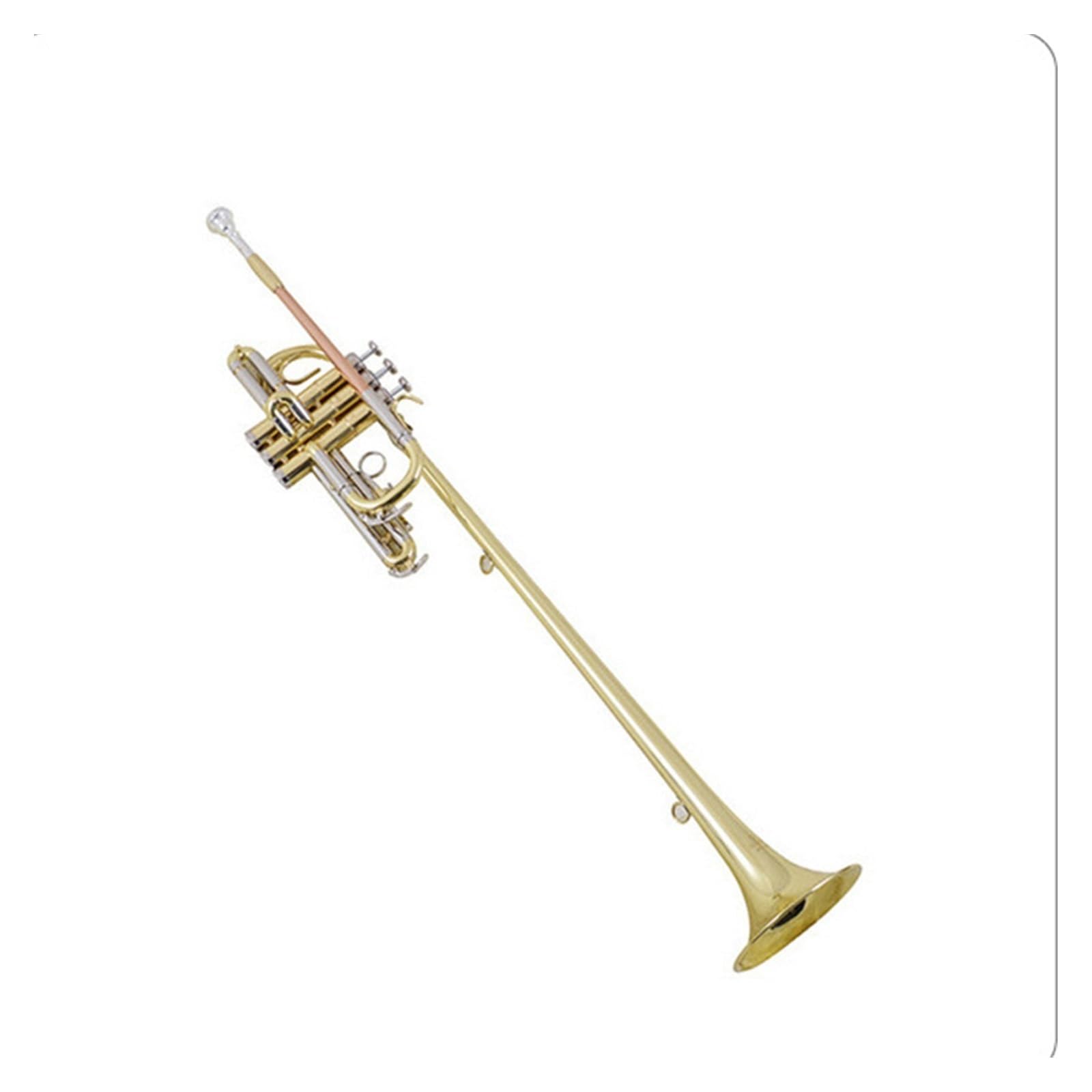trąbka instrument Trąbka B-dur z mosiądzu zachodniego z pełną powierzchnią fosforową dla początkujących uczniów i zespołów dla dorosłych