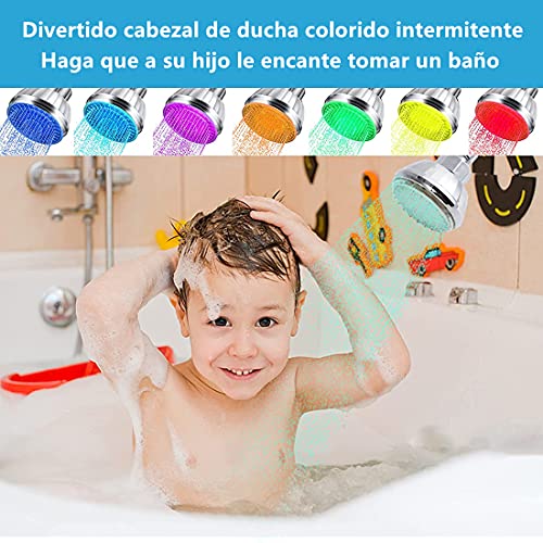 Reviews y listado de Regaderas con luces LED para comprar hoy. 15 Imagen adicional