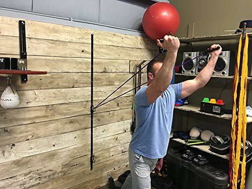 Space Saver Gym Home Gym Resistance Bands Training Tool (Wall Mount Anchor, 1 Adjustable Rail Car) + Full Resistance Bands Training Kit (4 Levels of Resistance) Exercise & Fitness - Home Fitness Guru Space Saver Gym Home Gym Resistance Bands Training Tool (Wall Mount Anchor, 1 Adjustable Rail Car) + Full Resistance Bands Training Kit (4 Levels of Resistance) Exercise & Fitness - Image 3