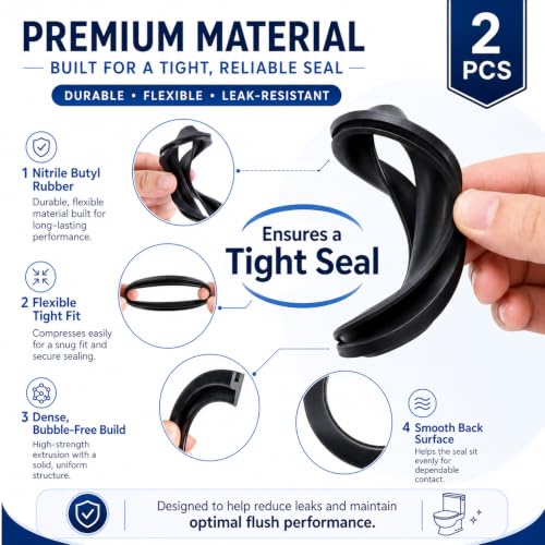 Image of RV Toilet Flush Ball Seal, 2 Pack, Fits Dometic 300 310 320