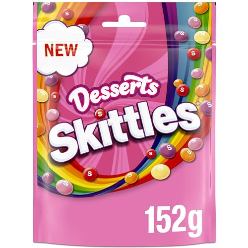Skittles Vegan Sweets Dessert Flavoured Treat Bag 152g