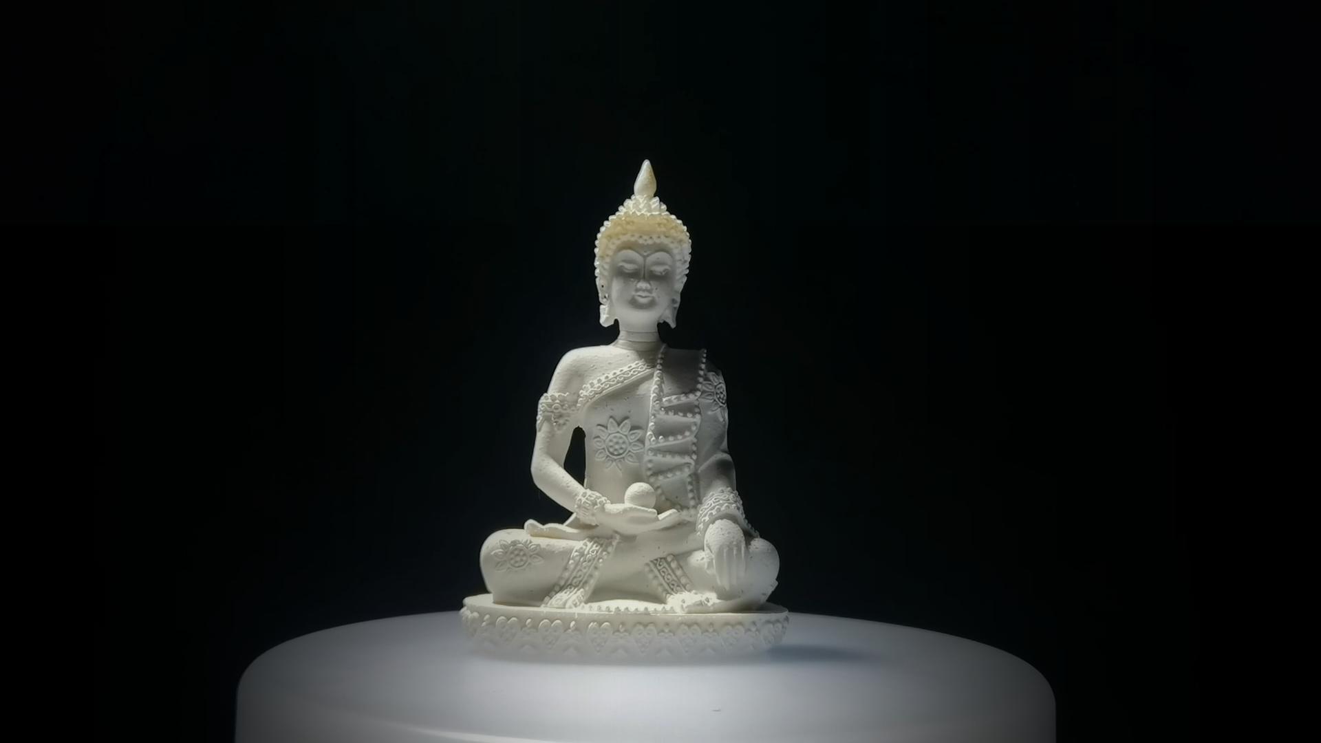 Estatua Buda Minimalista en Resina 11 cm miniatura 7