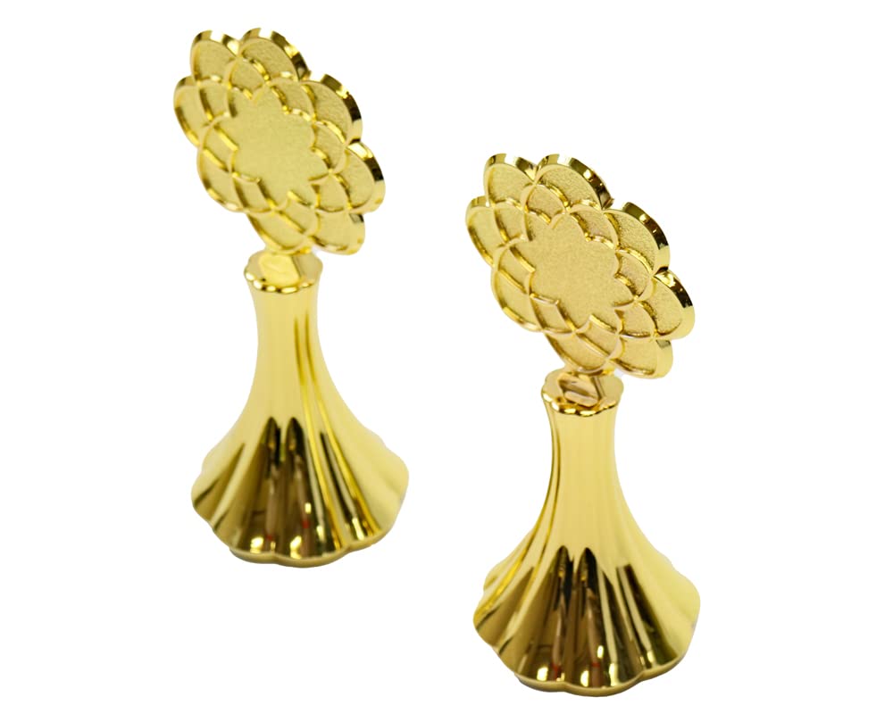 Amazon｜創価学会 仏具 八葉徳利 エイトリーフ ゴールド ABS製 2個