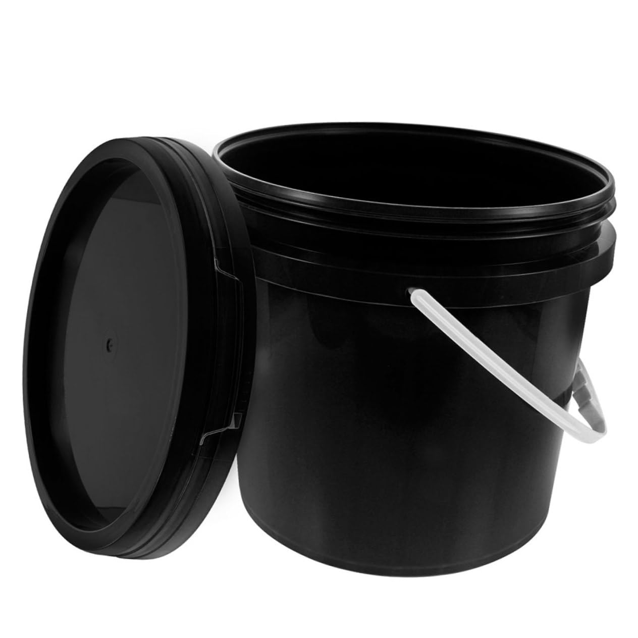 Operitacx Barril Sellado De Alimentaria Cubo con Tapa De Plástico Cubo De Pintura para Almacenamiento para Pinturas y Materiales De Arte