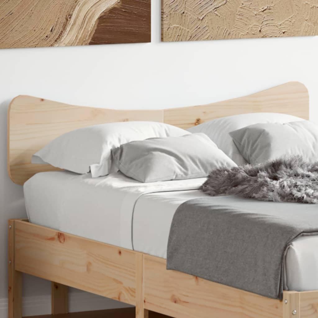 Genérico Cabecero de Madera Maciza de Pino 135 cm,wenjingqi-844781