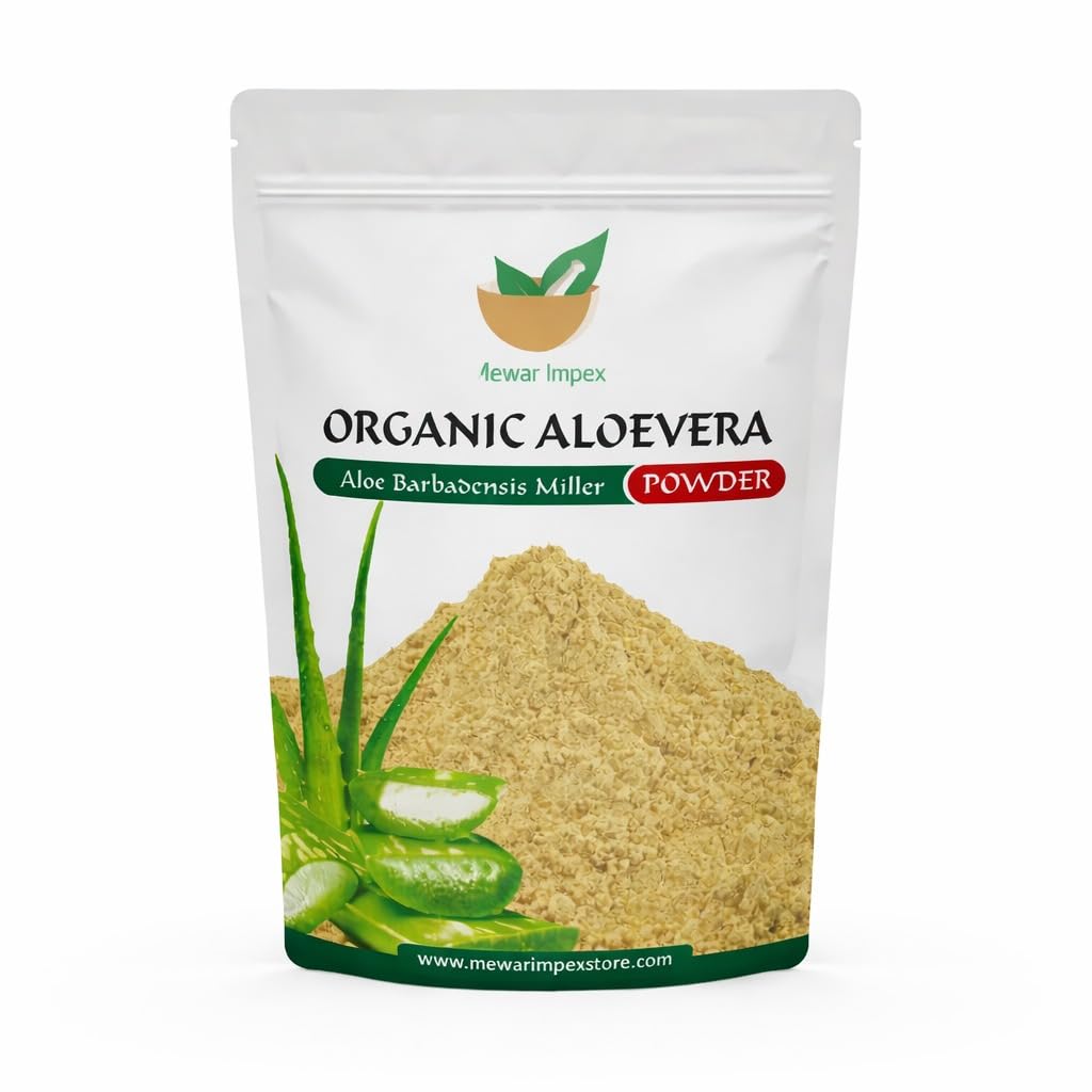 Natural Aloe Vera Powder 900 gm (Aloe Barbadensis) Powder For Hair And Skin Care