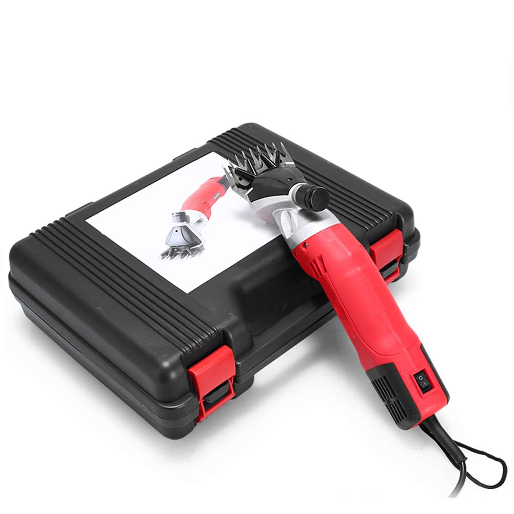Máquina eléctrica para cortar el pelo de oveja, esquiladora eléctrica de ovejas Cortadora de lana de corte Cabra Mascota Suministros para la granja,EUplug