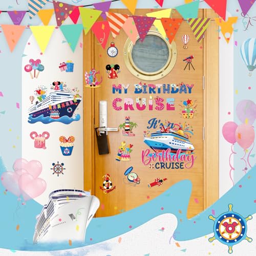 Imanes decorativos de cumpleaños con diseño de barco, pack 20 miniatura 5