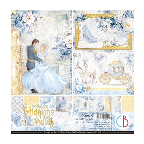 Ciao Bella Midnight Spell Papierblock, 20,3 x 20,3 cm