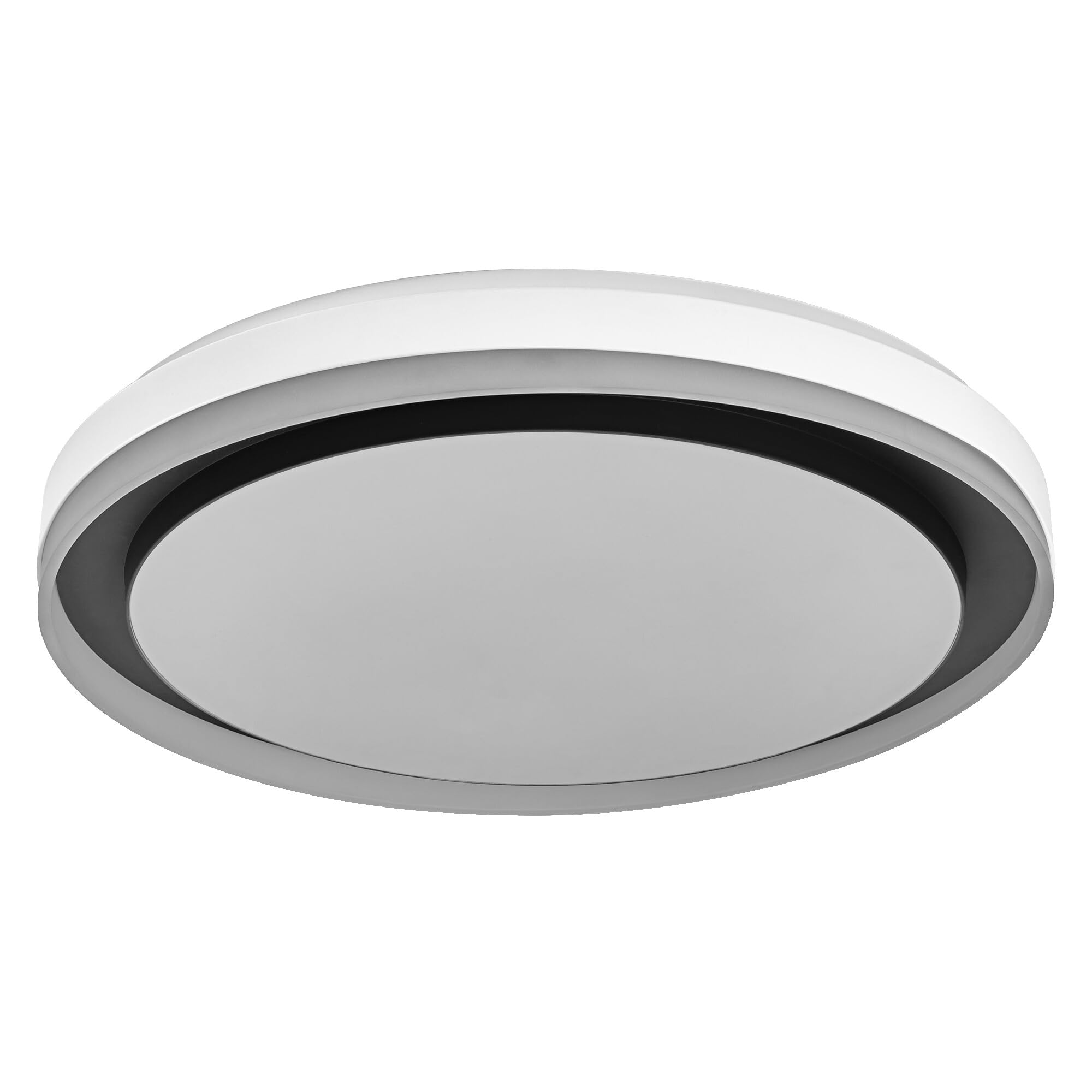 LEDVANCE SMART + WIFI Plafón LED, blanco/negro, 32W, 3400lm, función de luz blanca, regulable, efecto Magic-RGB, larga vida útil, fácil instalación, 2700-6500K