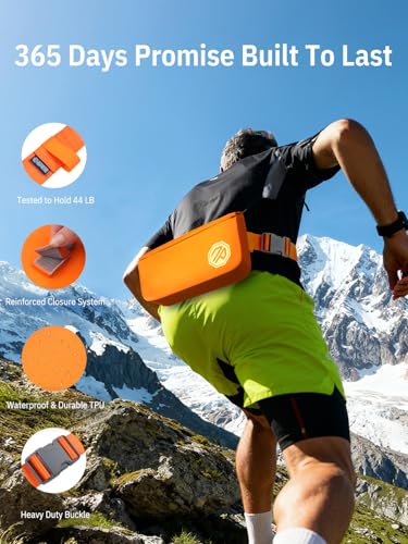 Image of niphean IPX7 Waterproof Fanny Pack, Magnetic One-Hand Closure Dry Bag