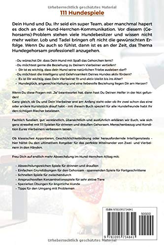 111 Hundespiele: Die 111 besten Hundespiele für drinnen und draußen. Mit Spiel und Spaß zur richtigen Erziehung und Gehorsamkeit Ihres Hundes.