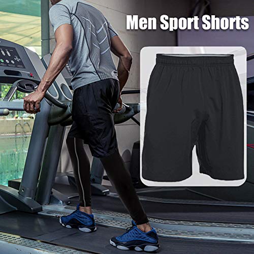 Ajcoflt Calções esportivos masculinos para corrida de secagem rápida respirável roupas esportivas el