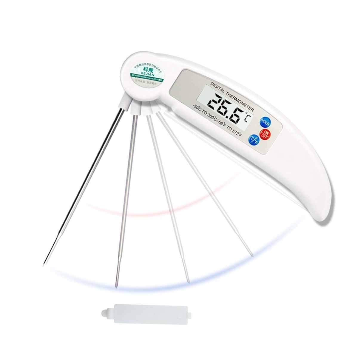 XINGYU Oil Temperature Meter, Household Electronic Thermometer, Food Baking Kitchen Water Temperature Meter, Measuring Food Bottle Indoor Thermometer Very Useful Household Tools (Colo