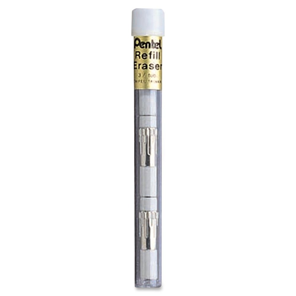 Pentel Refill Erasers Tubes Of 4 Ref Z2-1 [Pack Of 12]