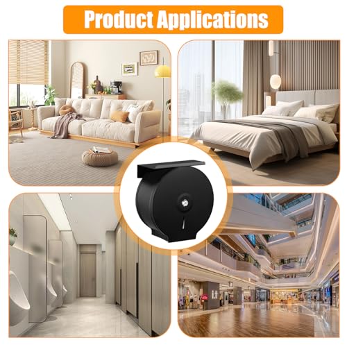 Image of 1Pcs Commercial Jumbo Toilet Paper Dispenser, 9in /22.9cm Roll