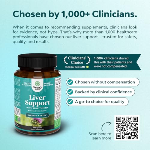 Liver Cleanse Detox & Repair - Milk Thistle Supplement for Digestion & Immune Health - Ginger Root, Choline & Dandelion Root - Herbal Liver Support with Silymarin, Beetroot & Artichoke - 70 Count - Image 3