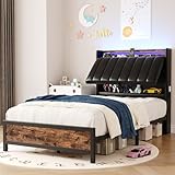 Twin Size Bed Frame with...