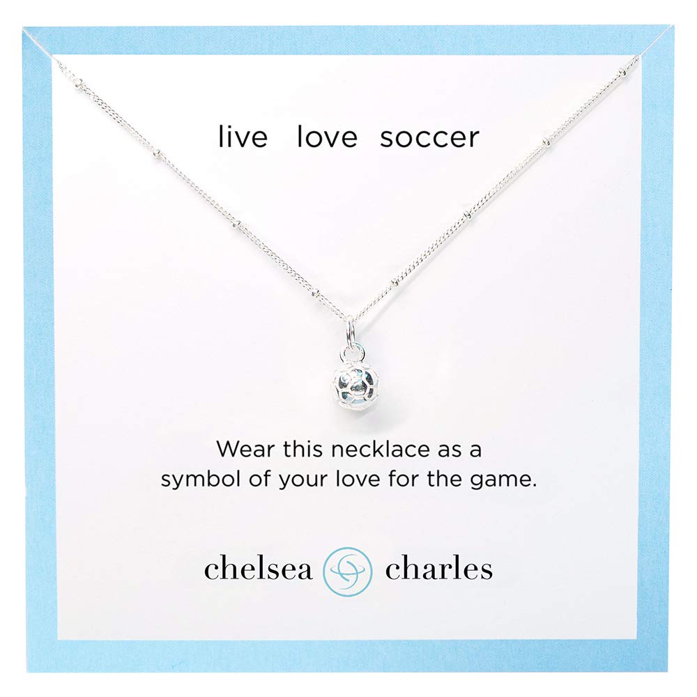 Chelsea CharlesSoccer Charm Necklace