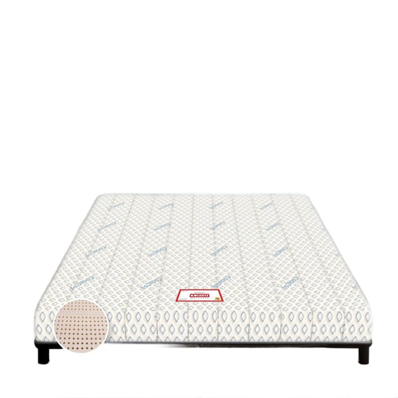 Coirfit BIOLIFE 7-Zone LATEX Talalay Tech. 10 Inch Single Size Latex Foam 72X30 Inches | Bed Mattress | 15 Year Warranty | Medium Firm, Back Support & Comfort | Breathable Single Bed Cool Gel Mattress