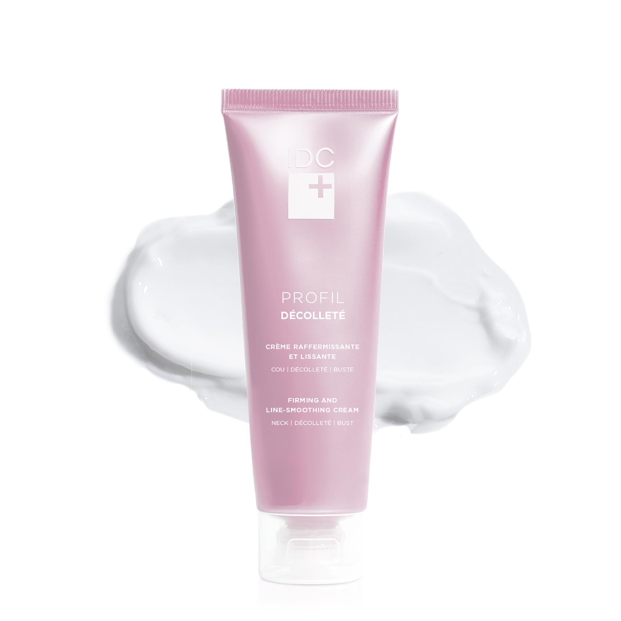 IDC Dermo Profil Décolleté Cream for Neck And Décolleté - 2.7 fl oz - Vegan Anti Aging Neck And Decollete Firming And Lifting Cream for Women - Breast Lift Peptide Complex Cream for Tightening