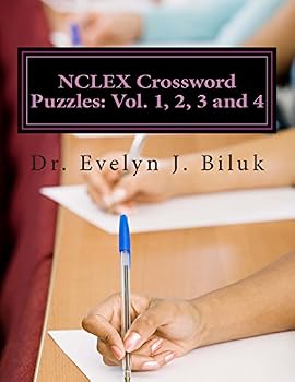 Paperback NCLEX Crossword Puzzles: Vol. 1, 2, 3 and 4 Book