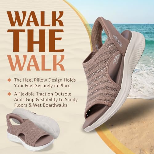 Image of Skechers Women's Ultra Flex 3.0 - Sun Warmth Hands Free Slip-ins | Hands Free Slip-Ins, Yoga Foam Cushioned Footbed, Machine Washable, Recycled Materials, Vegan