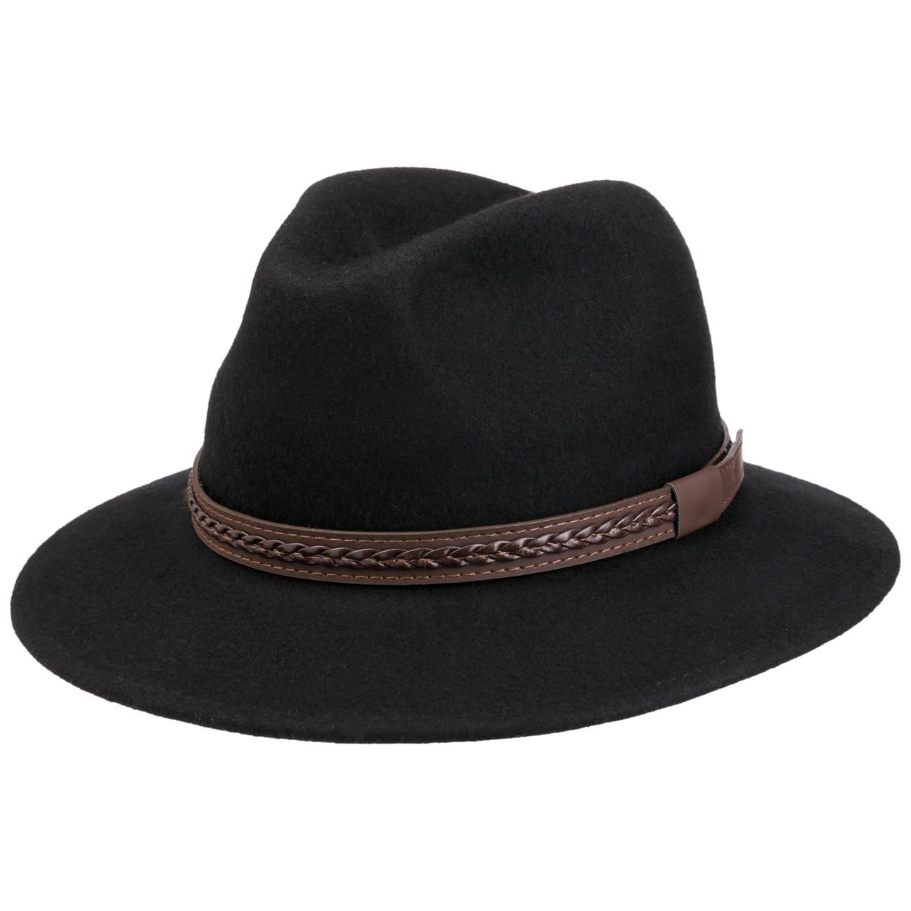 Lipodo Kentucky Hut Traveller Wollfilz Made in Italy Damen und Herren Sommer Winter