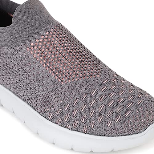 Image of Marc Loire Women's Lightweight Athleisure Knitted Active Wear Slip-On Casual Shoes