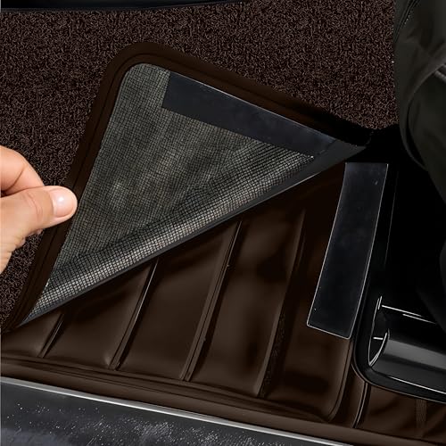 Image of 10D Car Floor Mat for Tata Sierra Ev | Nappa Leather | Luxurious & Elegant Look | 100% Waterproof and Washable | Custom Fitted |- Cadbury