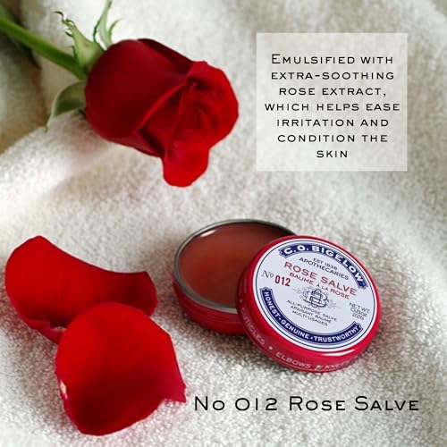 C. O. Bigelow JS6-0217 C.O. Bigelow All Purpose Salve Lip Balm Tins, Rose Salve Pack Of 3 thumb #7