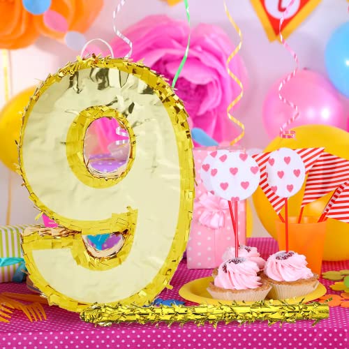 Homeify H-HF-1316 Gold Foil Number Pinata For Birthday Party thumb #6