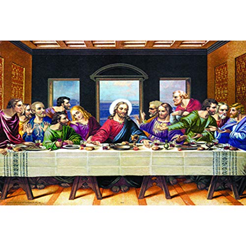 CSYY-YJLast Supper Art Puzzle 500/1000/1500/2000/3000/4000/5000/6000 Pcs, Wooden Puzzle Home Decoration, Educational Toys Games for Adults and Children