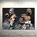 Hao Sai's shop Pintura Sin Marco Arte De Pared Conor Mcgregor UFC Motivacional Boxeo Cuadro De Seda O Lienzo Imagen para Decoración De Sala De Estar A21 40X60Cm Sin Marco