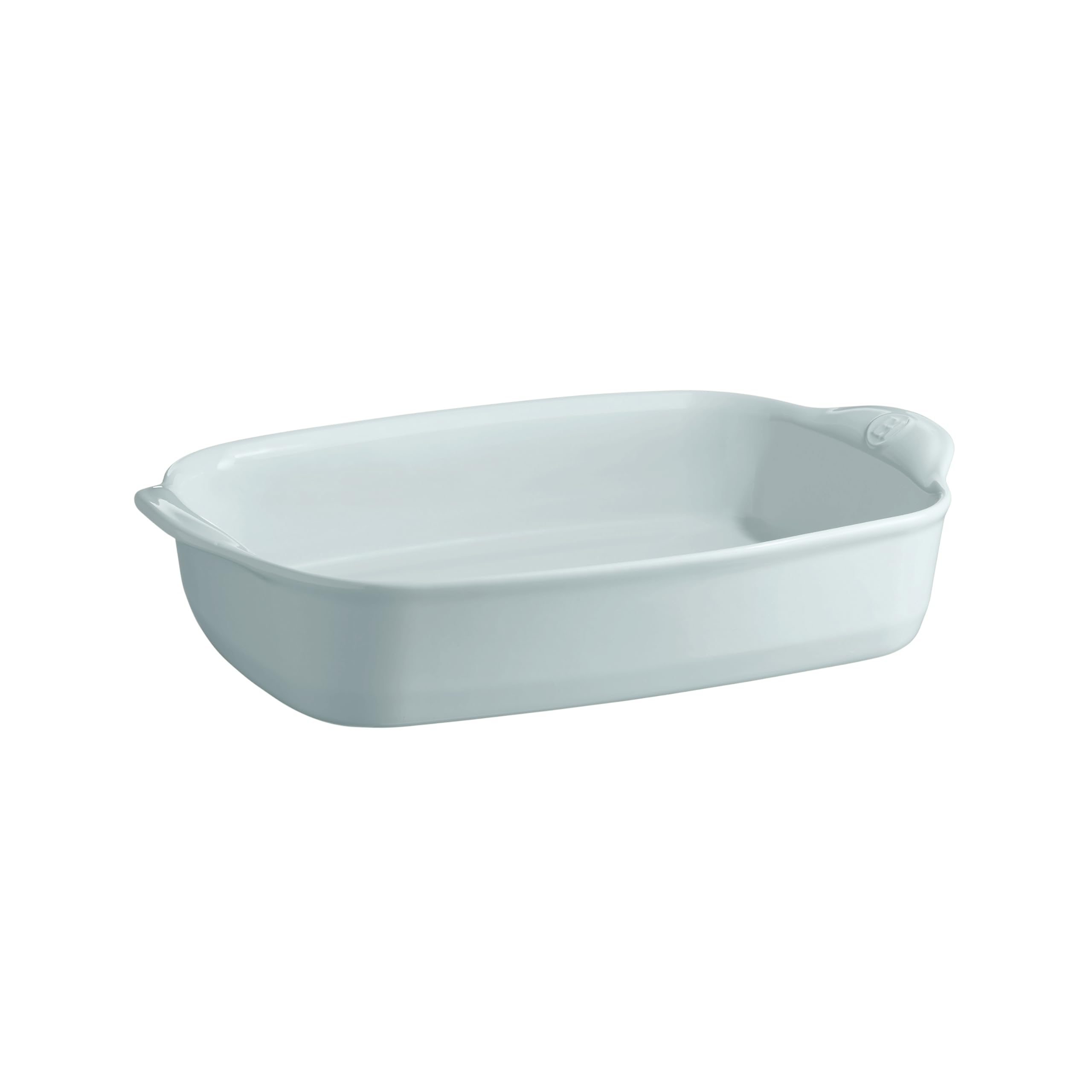Emile Henry Plat Rectangulaire Ultime – Pour 6 à 8 Personnes – Céramique Haute Résistance – Cuisson Homogène et Service du Four à la Table – Coloris Écume – Fabriqué en France