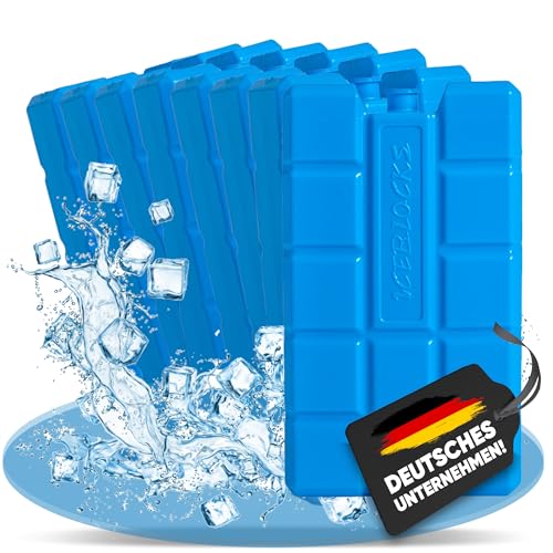 NEMT 8 Stück 400 ml Kühlakkus Kühlelemente für Kühltasche oder...