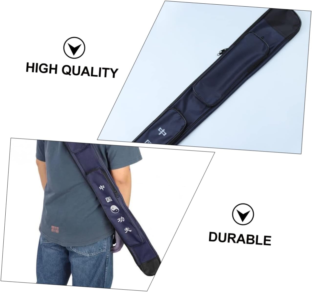 Tai Chi Sword Sheath Bag Thicken Canvas Collect Bag for Swords Martial Arts